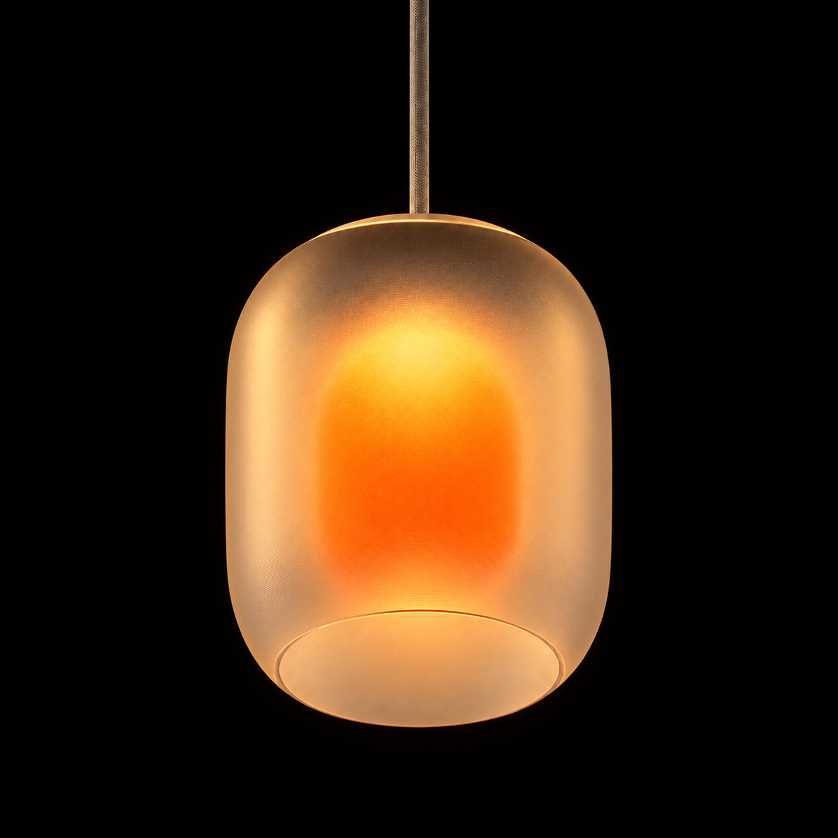 Core lamp — lights on — studio