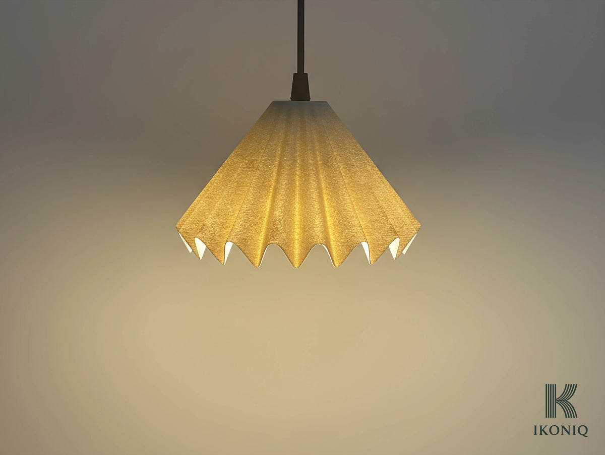 Fan lamp — lights on