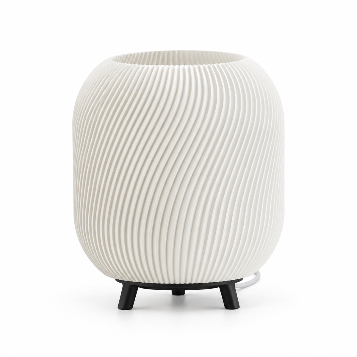 Drift lamp — lights off — studio