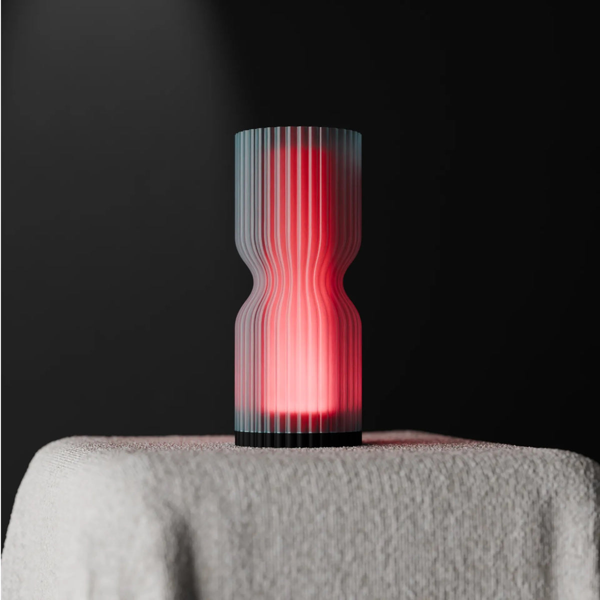 Hour lamp — lights on