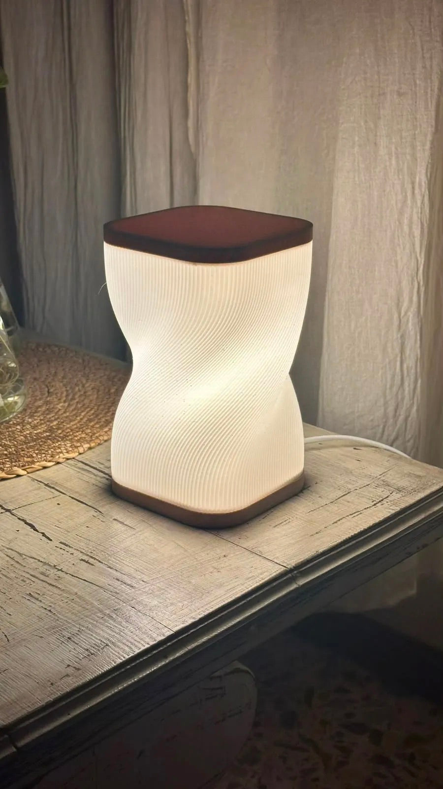 Sway lamp — lights on