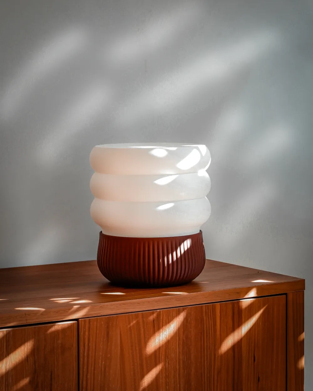 Ripple lamp — daytime view