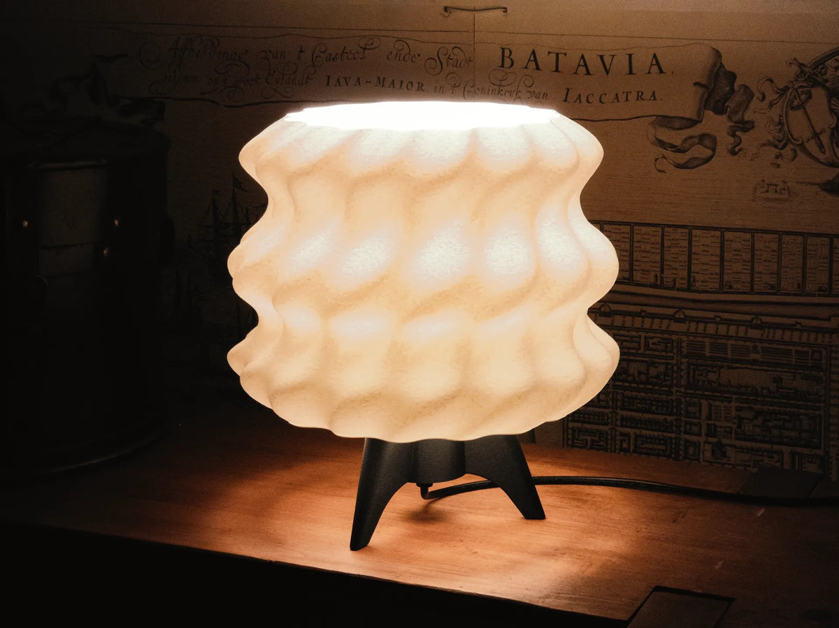 Cloud Cylinder lamp — daytime view