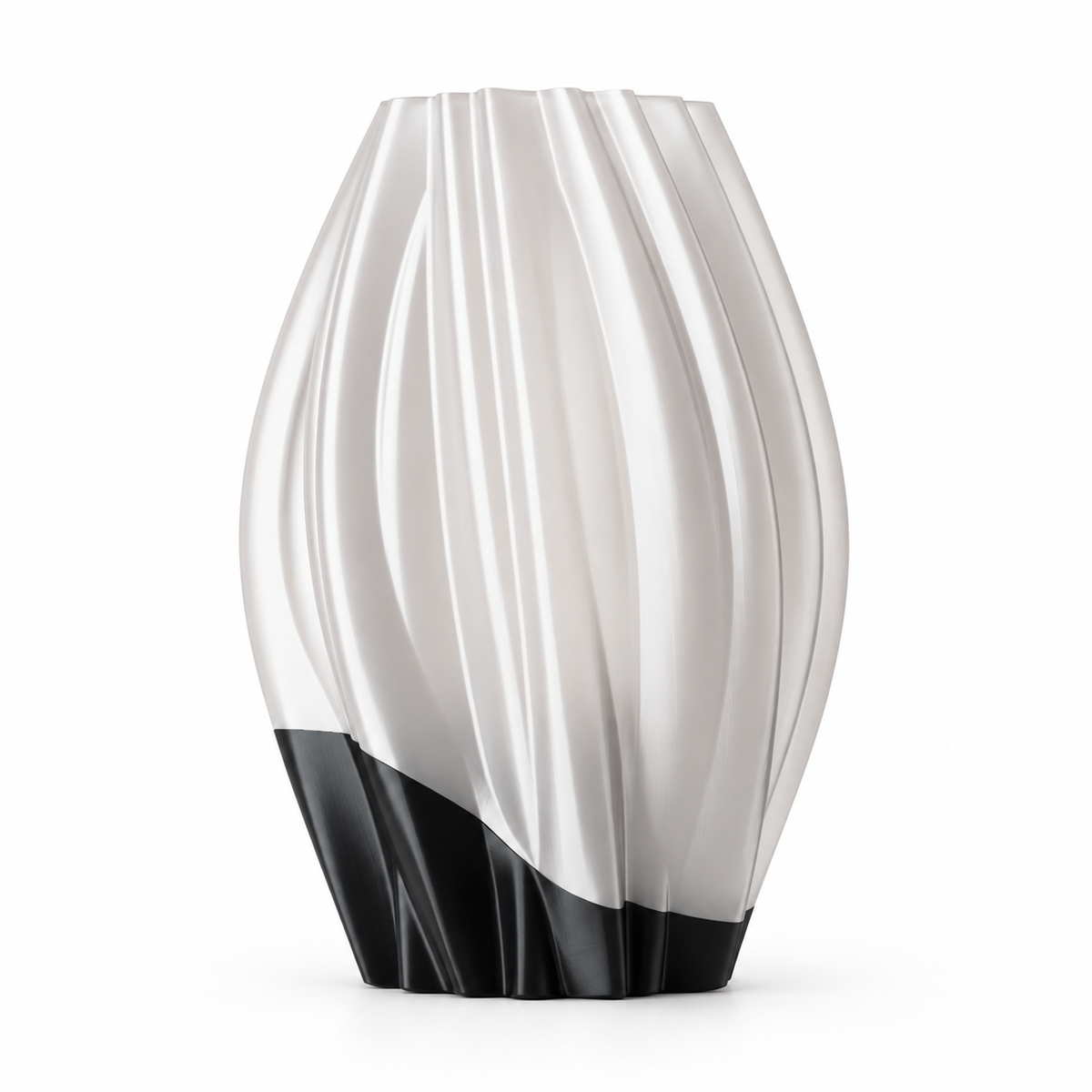 Arc Vessel lamp — lights off — studio