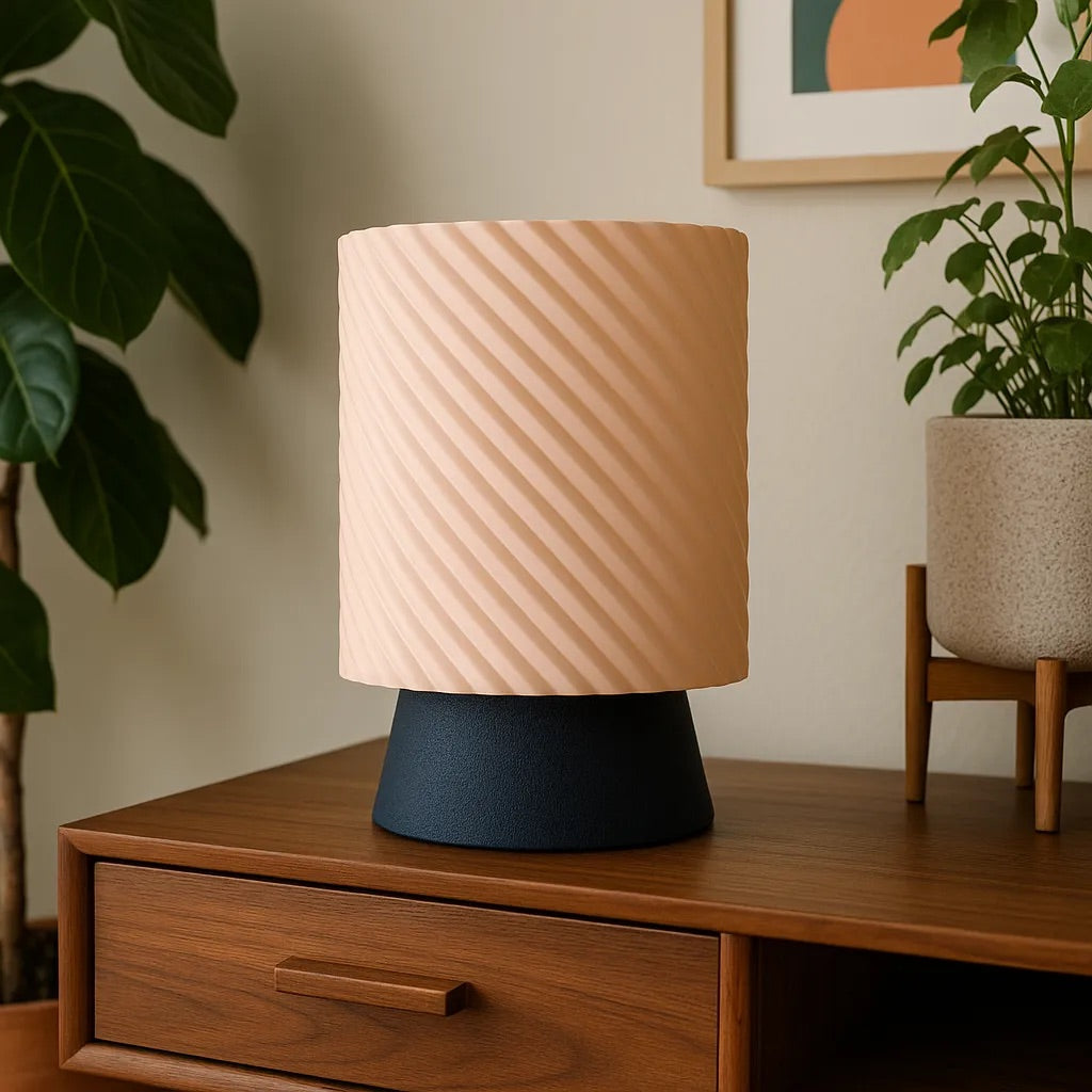 Spiral Drum lamp — lights off