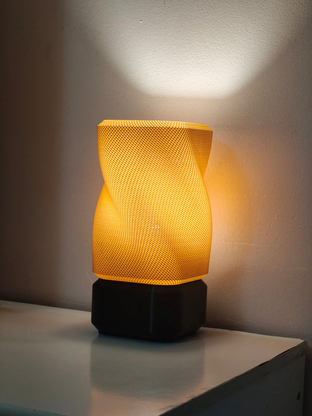 Twist lamp — lights on