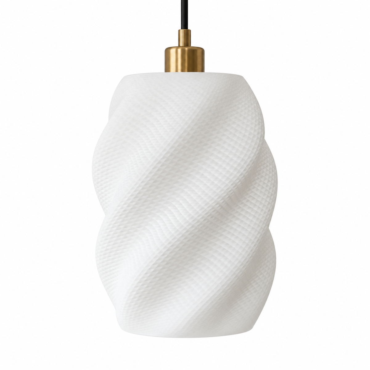 Coil lamp — lights off — studio