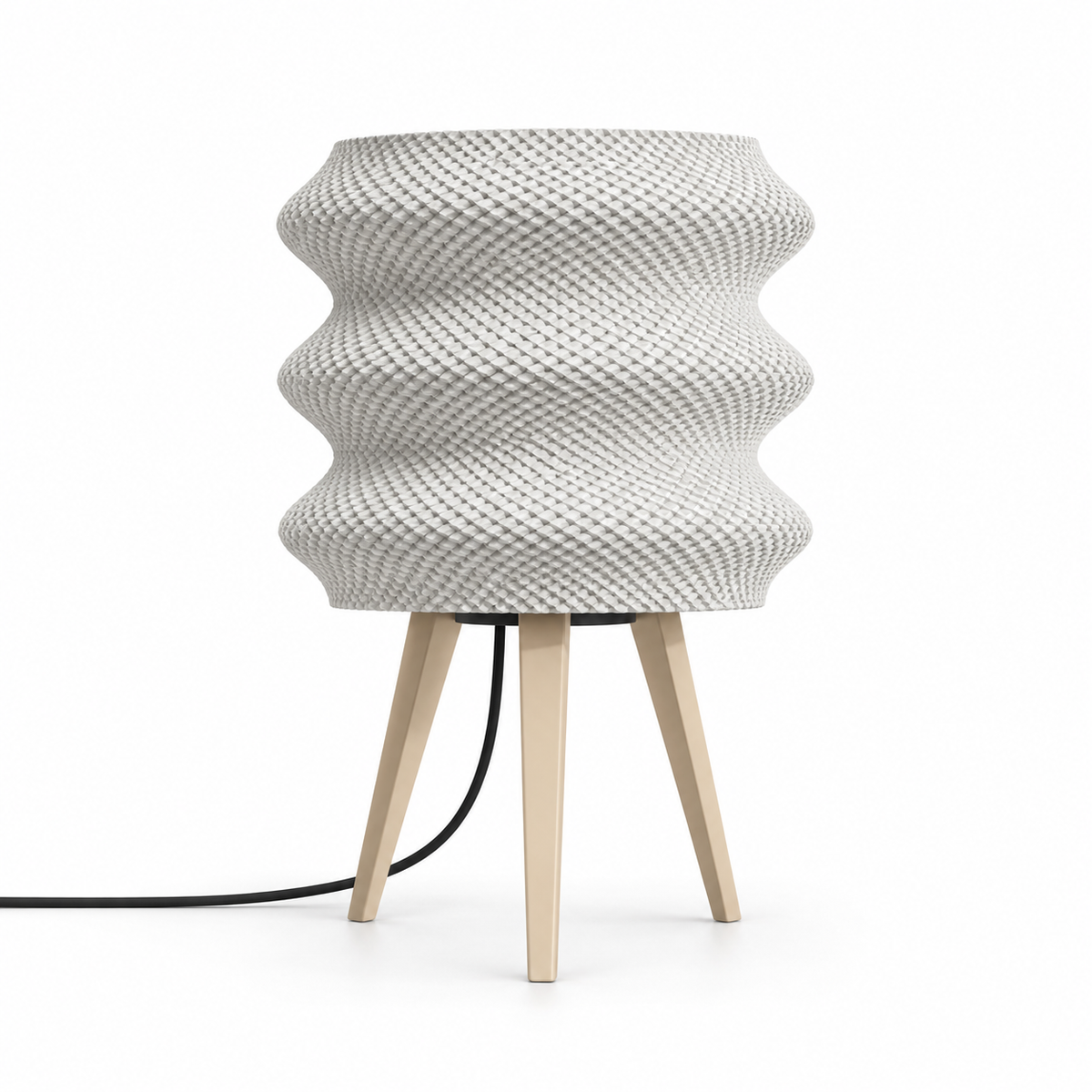 Fold lamp — lights off — studio