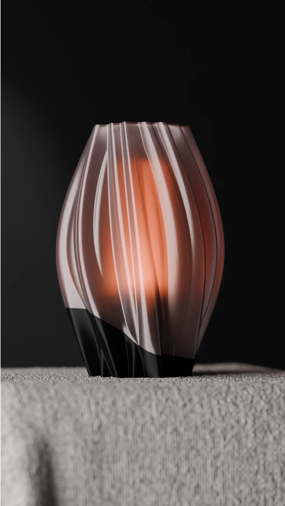 Arc Vessel lamp — daytime view