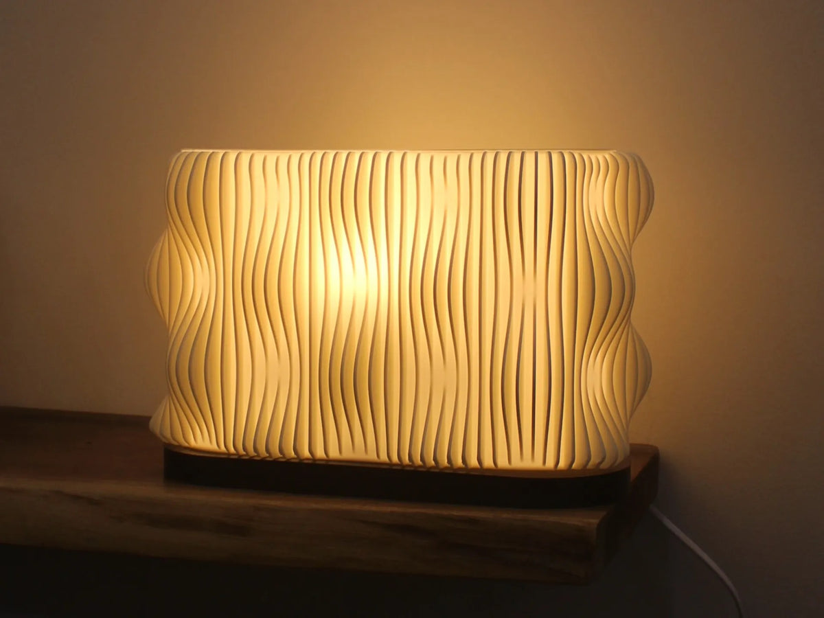 Wave Panel lamp — lights on