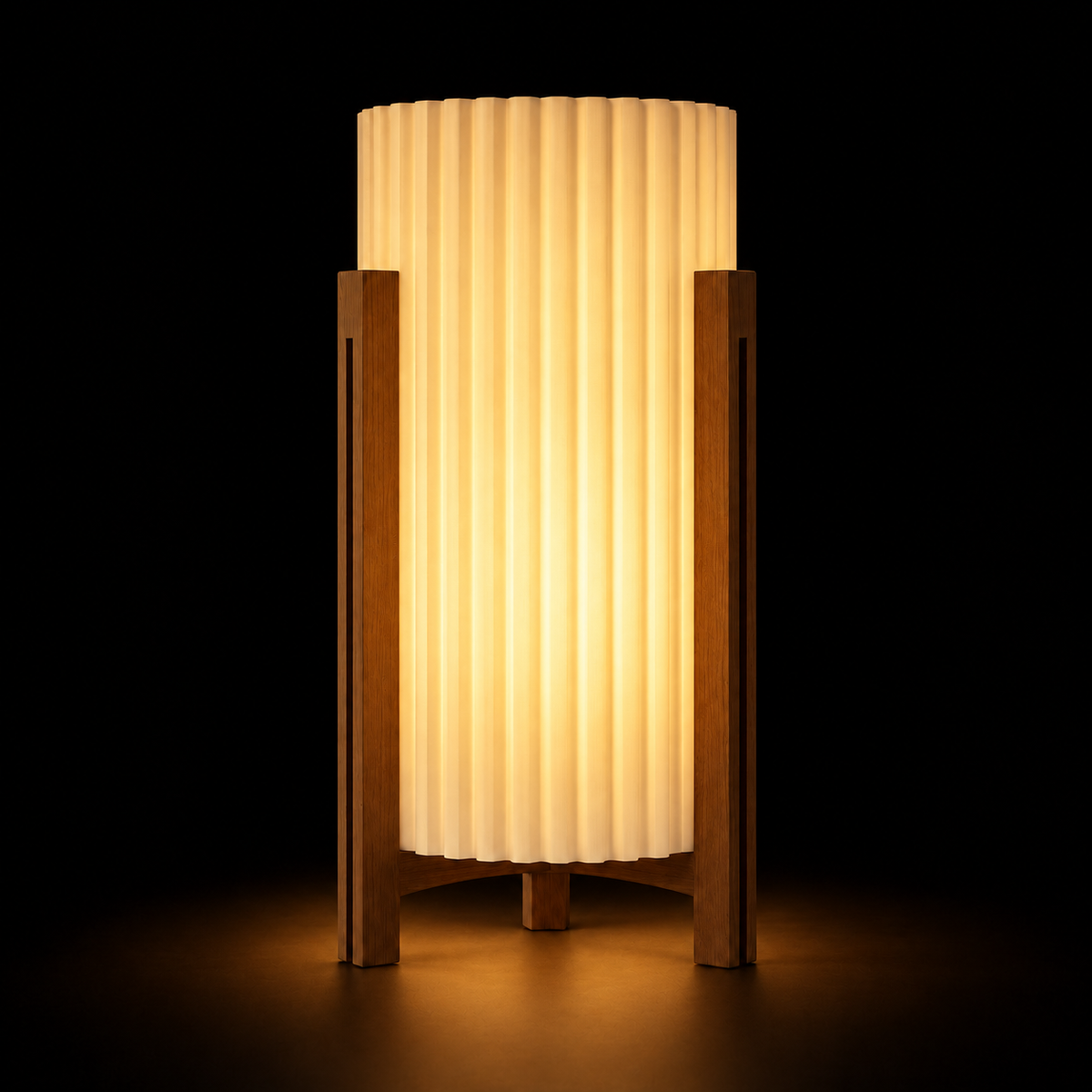 Line Lantern — lampe allumée