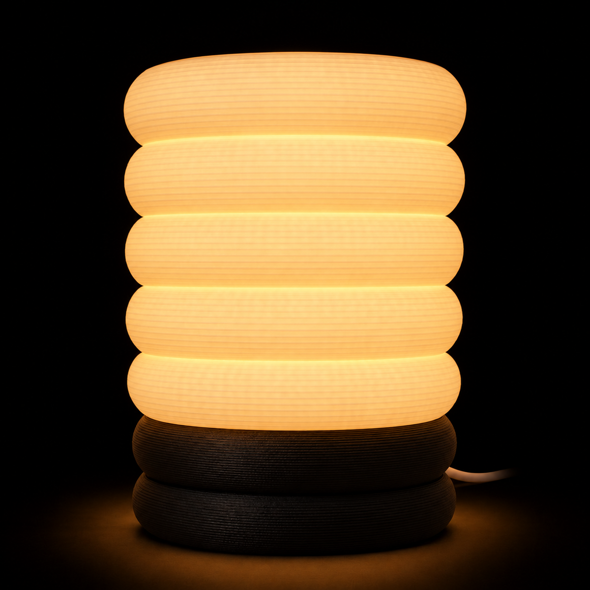 Halo Stack — lights on