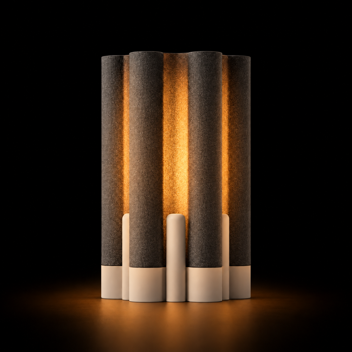 Channel Column — lampe allumée